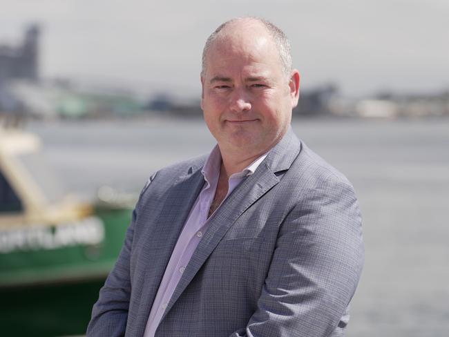 National Australia Bank chief executive Andrew Irvine in Newcastle