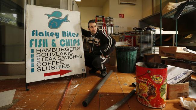 Martin Cassar inside his old shop. Picture: Valeriu Campan