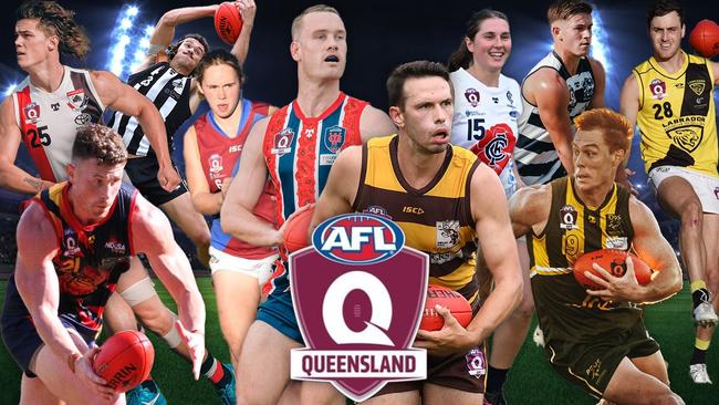 QAFL and QAFLW toughest players. Pictures: Brooke Sleep Media and Highflyer Images.