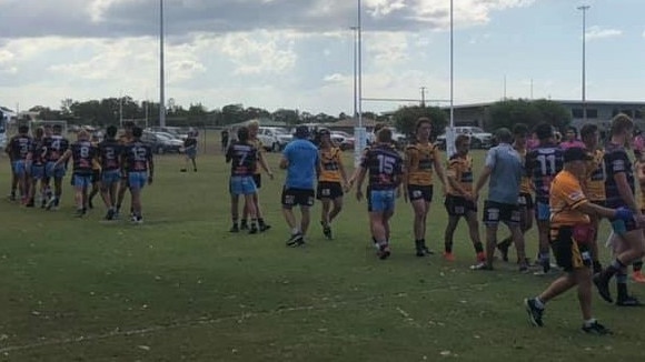 The Capras under-18s scored 10 tries to two in their season opener at Bundaberg on Saturday. Photo: CQ Capras Facebook page.