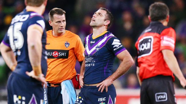 Cameron Smith has a back injury.