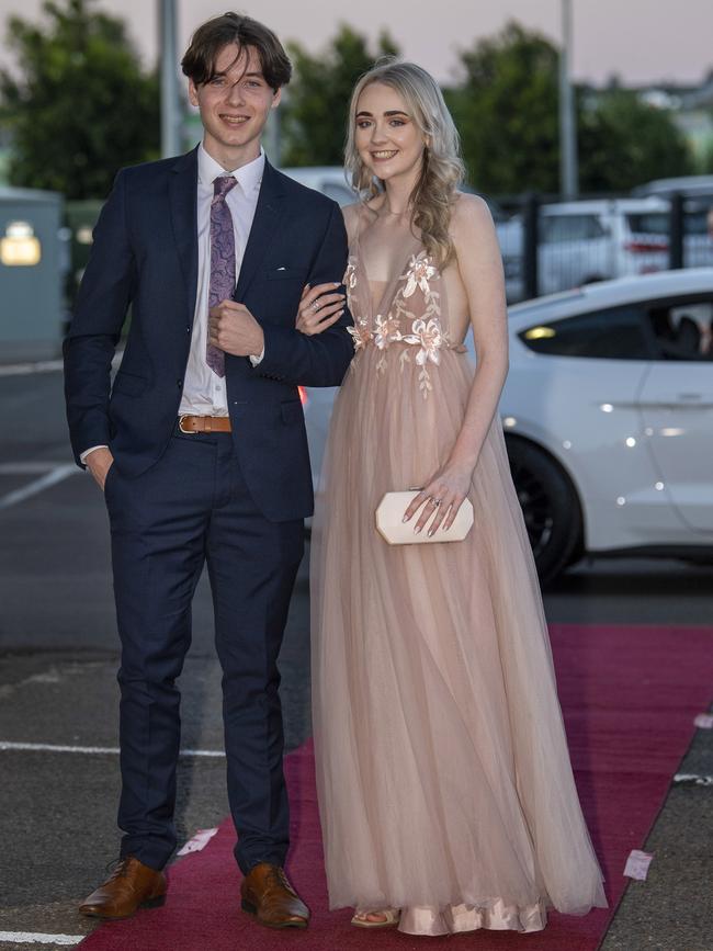 Liam Thomson and Kaitlyn-Louise Murray. St Ursula's College formal. Friday. 20th Nov 2020