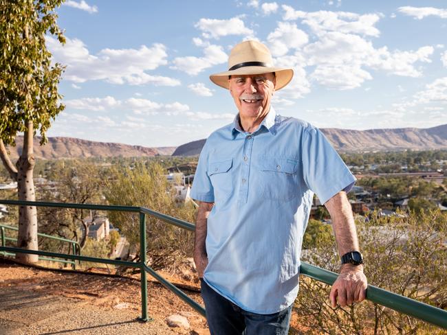 Warren Snowdon on Anzac Hill in Alice Springs. Photo: Emma Murray