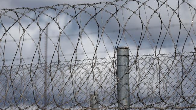 The perimeter of Lotus Glen prison. Picture: Stewart McLean