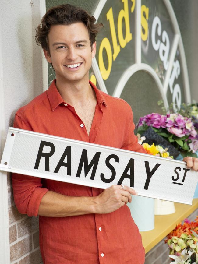 Margot Robbie’s - who launched her acting career on Ramsay St - brother Cameron also followed in his sister’s pretty big shoes on Neighbours. Picture: Supplied/Channel 10