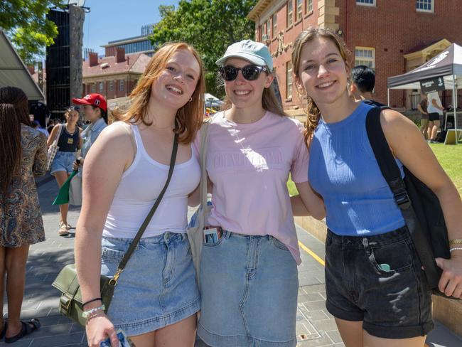 Adelaide Uni’s O-Week welcome fiesta. Picture: Ben Clark