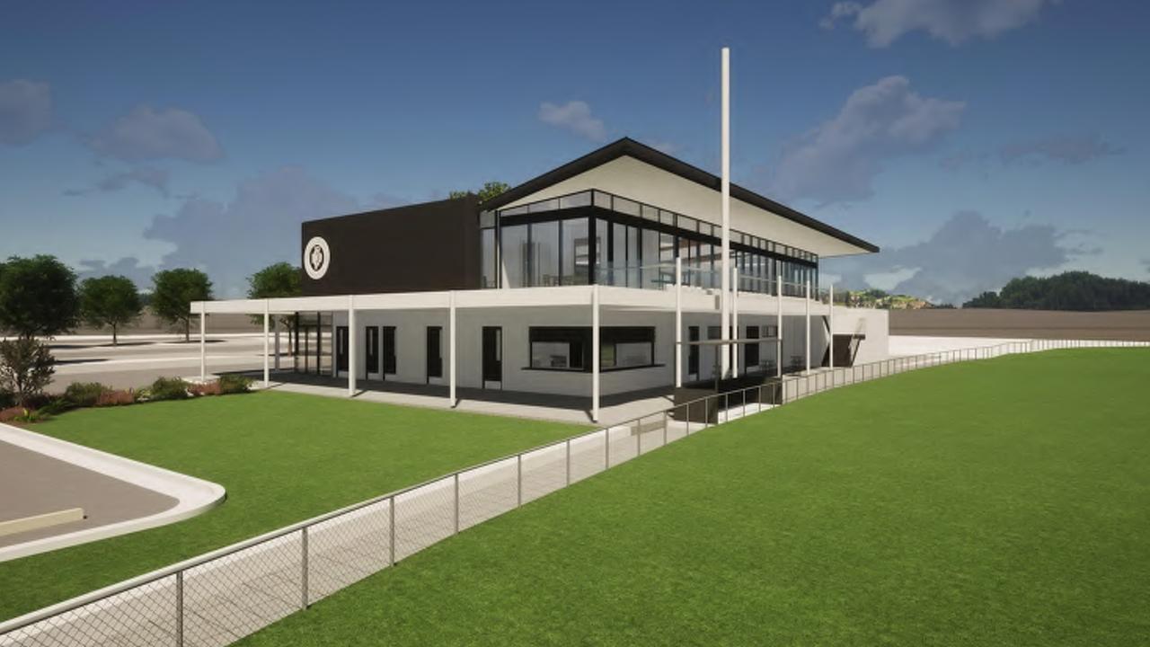 Artist impressions of the new clubrooms at Largs Reserve, home of Port District Football Club. Picture: Supplied