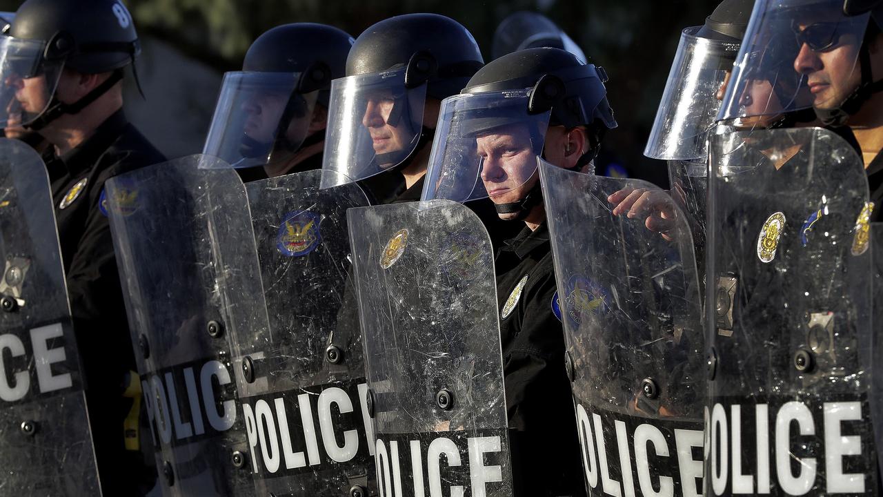 America is on the brink of several days of increasingly volatile protests. Picture: Matt York/AP