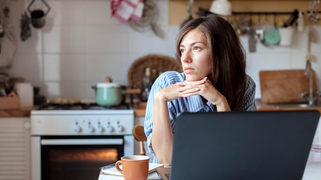 Working from home can increase depression, one study found. Picture: iStock