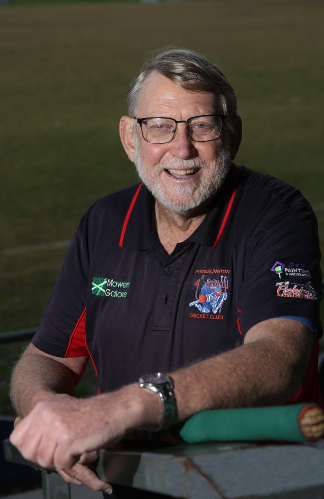 Ian Caldwell said he felt honoured to be one of the current custodians of cricket in Geelong. Picture: Alan Barber