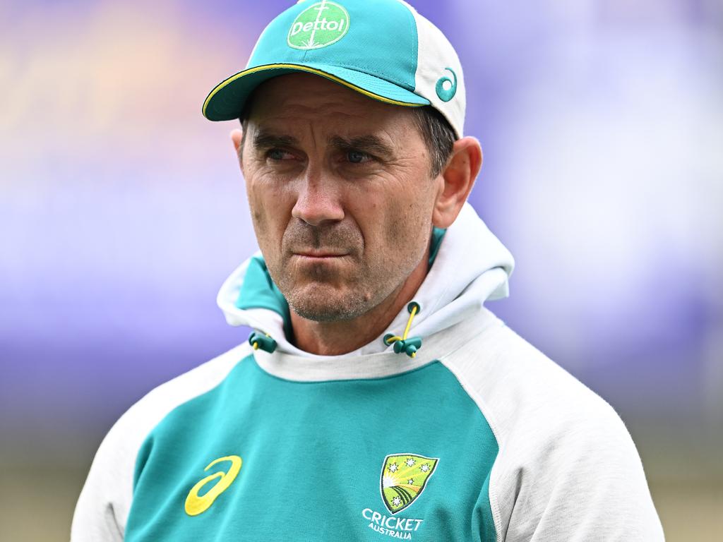 Justin Langer won’t be gagged. Picture: Steve Bell/Getty