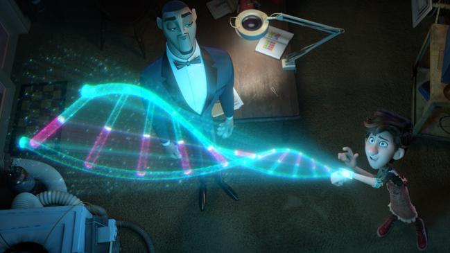 Lance (voiced by Will Smith) and Walter (voiced by Tom Holland) in Spies in Disguise. Picture: 20th Century Fox