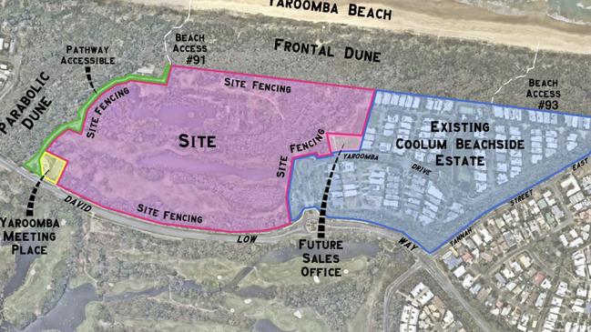 The Dennis Family Corporation will start work on a gated community in Yaroomba on the Sunshine Coast, after a sale settled with Sekisui House last month.