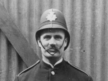 Historical photo of Foot Constable Albert Edward Ring who was gunned downwhile on duty in 1908. Picture: supplied.