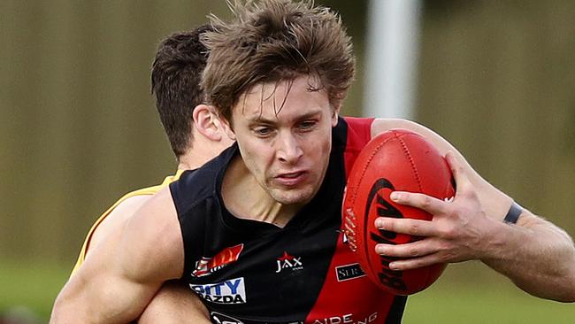 Josh Schiller in action for West Adelaide. Picture: Sarah Reed