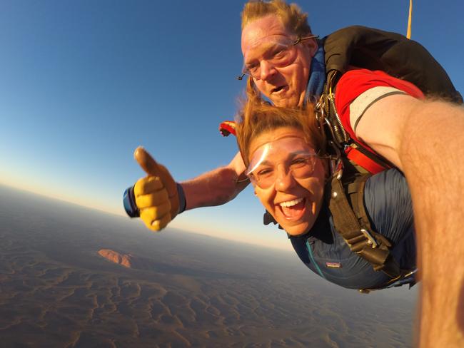 The must-do experiences at Uluru. Picture: Skydive Uluru