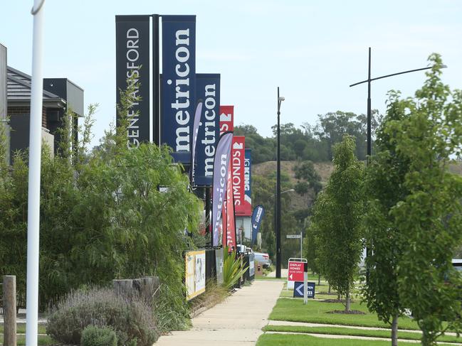 Developers are starting civil construction on The Pinnacle release (the top of the hill next to silos) and are selling commercial land on Hyland St, Fyansford for the GenFyansford estate. Picture: Alan Barber