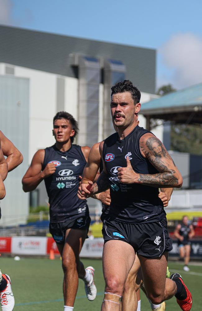 Zac Williams on the move. Picture: Carlton Media