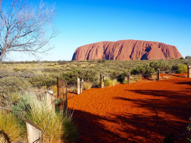 RESTRICTED USE: NEEDS APPROVAL FROM PARKS Late afternoon at Uluru. PICTURE: Phillippa Butt