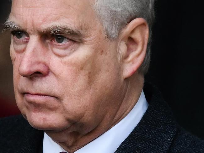 King Charles’ disgraced brother, Prince Andrew. Picture: Daniel Leal/AFP