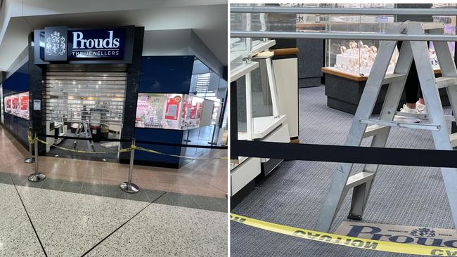 Detective Chief Inspector Brendon Cullen said there was significant damage to the shopping centre. Picture: David Bonaddio