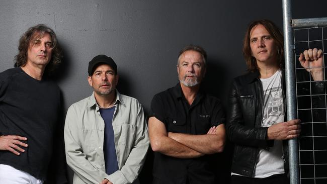 Former Powderfinger guitarist Ian Haug newest member of The Church with band members Peter Kroppes, Steve Kilbey and Time Powles