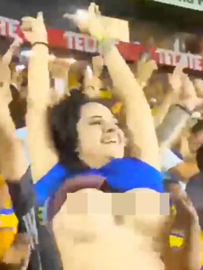 Football 2022 Fan Who Flashed Breasts Joins Onlyfans After Going Viral