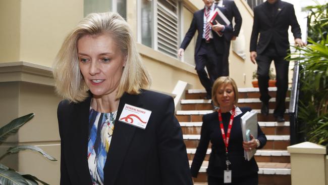 Catherine Brenner arrives at the Coca Cola Amatil AGM. Pic: AAP