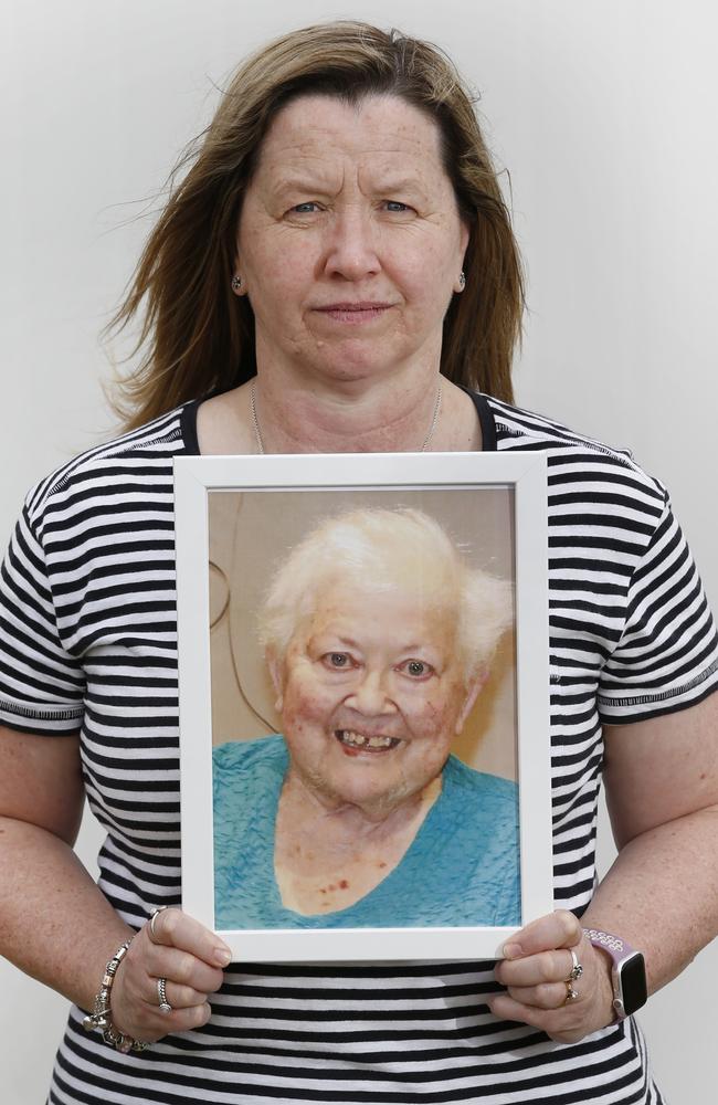 Nicole McGuiness and her mum, Kathleen Gribble. Picture: David Caird