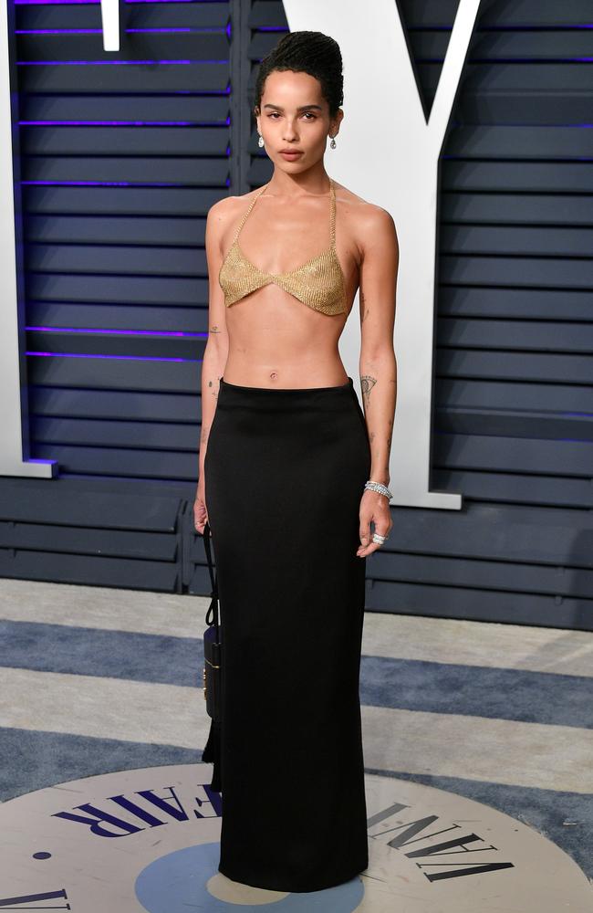 Zoe Kravitz attends the 2019 Vanity Fair Oscar Party hosted by Radhika Jones at Wallis Annenberg Center for the Performing Arts on February 24, 2019 in Beverly Hills, California. (Photo by Dia Dipasupil/Getty Images)