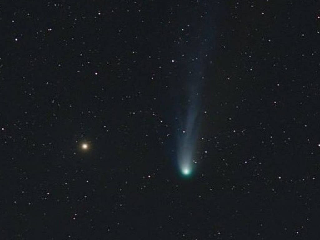 A closer look at the Devil's comet. Picture: Gideon van Buitenen