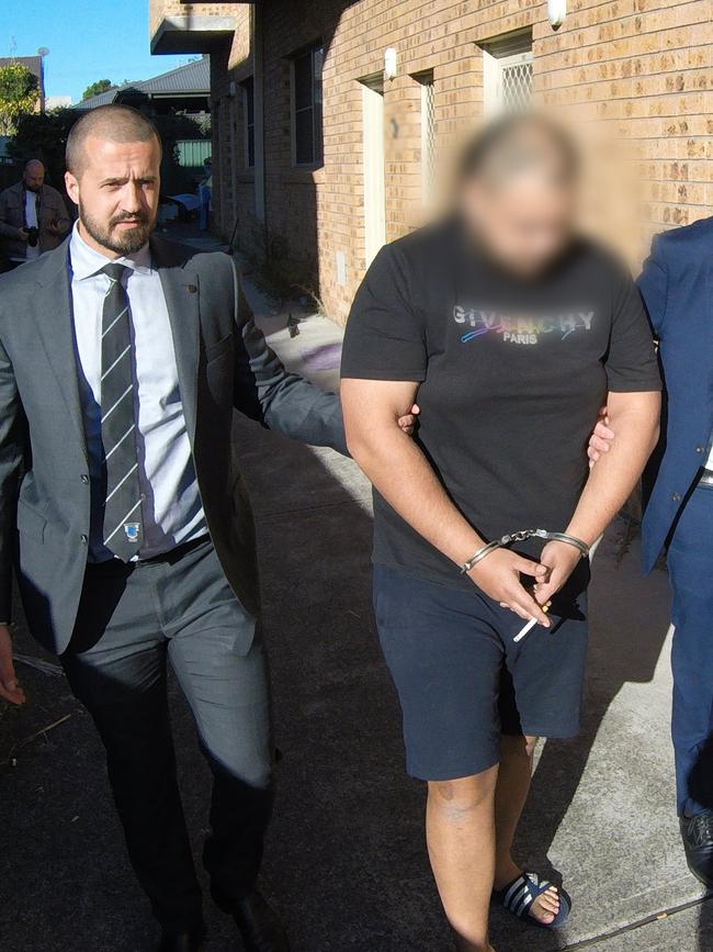 A Waratah man, Mohd Azlan Latham Aznan, was arrested by Strike Force Alcheringa detectives on August 1, 2023 and later charged with murder. Picture: NSW Police.