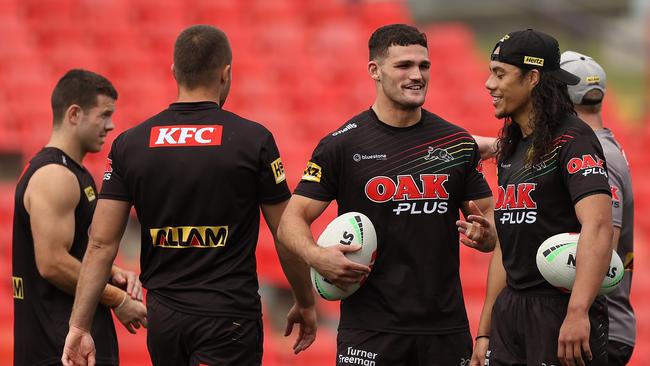 Cleary has always set the standards at training which is why he’s never fazed on the footy field. Picture; Mark Metcalfe/Getty Images