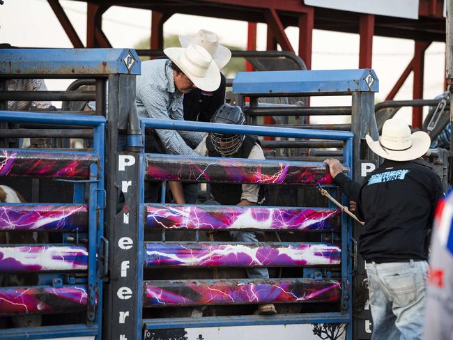 All the action at the sold-out 50th iteration of the Noonamah Tavern and Rodeo. Picture: Pema Tamang Pakhrin