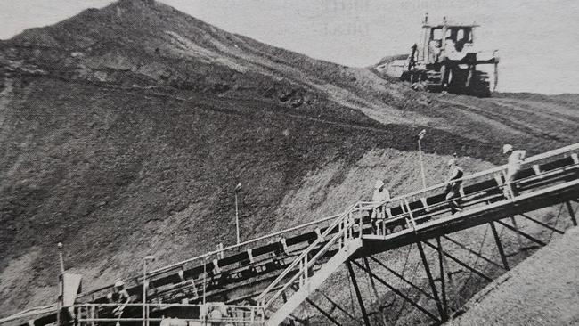 The open cut mine at Blackwater.