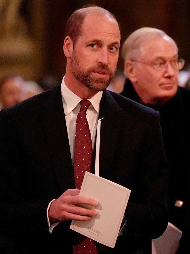 Prince William called 2024 a ‘brutal’ and ‘dreadful’ year. Picture: Aaron Chown/Pool/AFP