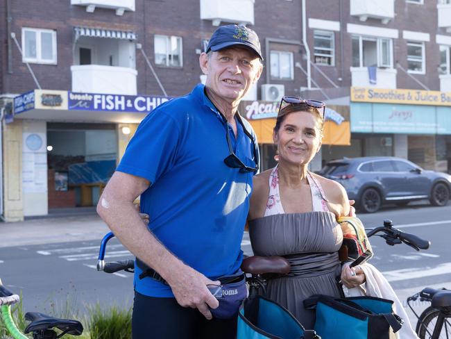 Bronte local Graeme Mulroney and Miriam Castellanos. Picture: Nathan Smith