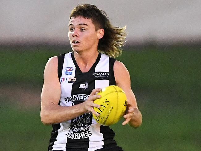 Palmerston wingman Ryan Warfe was named the NT News Rising Star. Picture: Feleicity Elliott / AFLNT Media