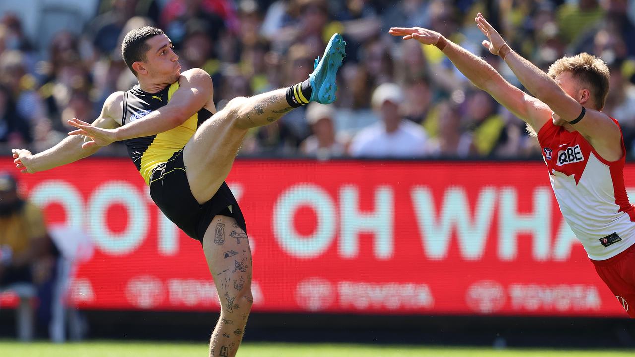 Jason Castagna kicked 17.13 this season. Picture: Michael Klein