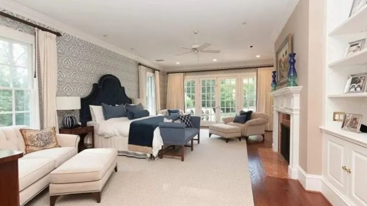 One of the home’s eight bedrooms. Picture: Realtor