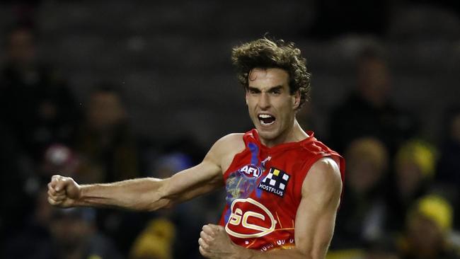 Ben King won’t play for Gold Coast this season because of a knee injury but his re-signing provided a big boost to the Suns. Picture: Getty Images