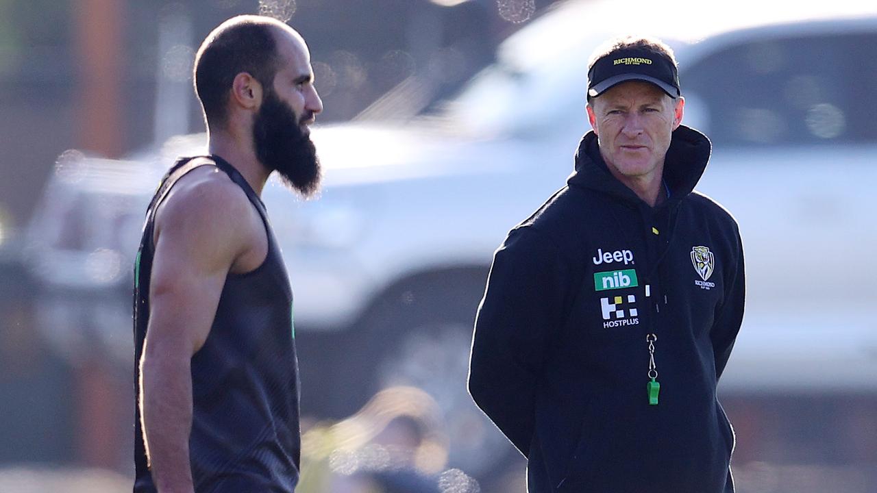 Bachar Houli is very unlikely to feature in Round 2 for Richmond. Photo: Michael Klein