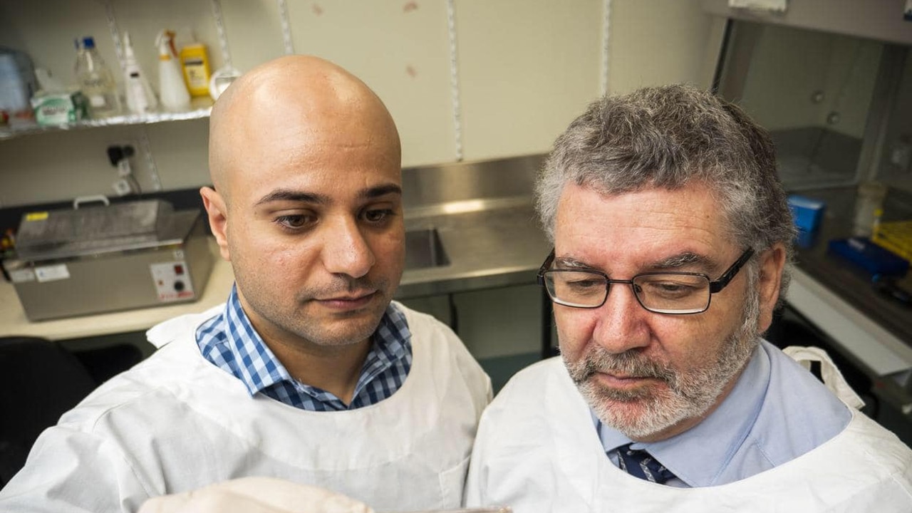 Dr Luqman Jubair and research partner Nigel McMillan.