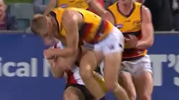 David Mackay's bump on Hunter Clark