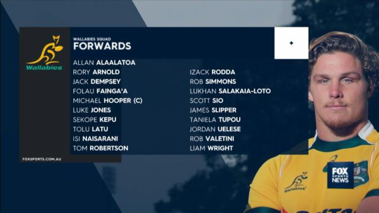 Wallabies World Cup Squad Announced