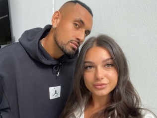 The new girlfriend standing by Nick Kyrgios