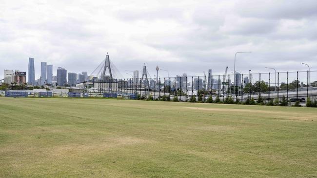 A photo of the playing fields at the parklands.