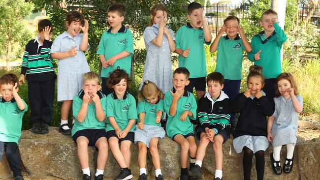 Grovedale West Primary School 2025 Prep B front Ethan Neill, Louie Dunstan, Loxley Willington, Marni Stokes, Malu Hunt, Zach Doherty, Lunar Donohue, Poppy Middleton. Back Alan Zolfagharian, Rowie Cusworth, Aston Hornsey, Lilah Torney, Austin Demark, Adam Solc, Jett McTigue