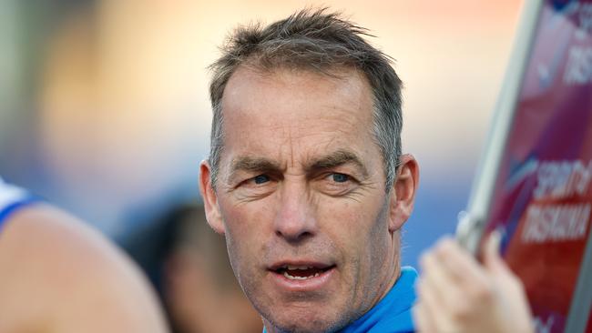 Alastair Clarkson will return to North Melbourne next week. Picture: Dylan Burns/AFL Photos via Getty Images