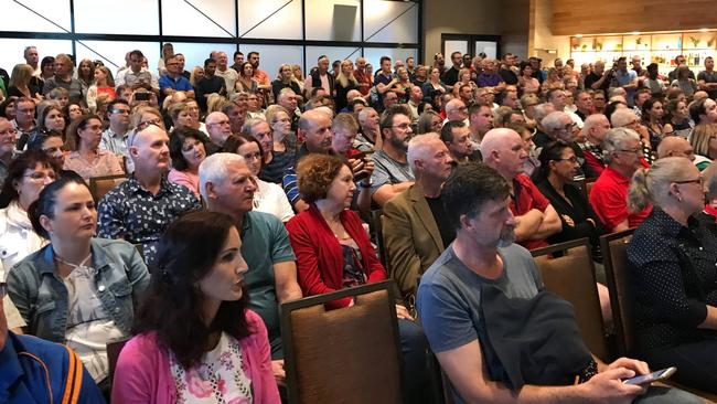 Guests at the Save North Lakes Golf Course public meeting on Sunday, August 5. Picture: Matt Williamson